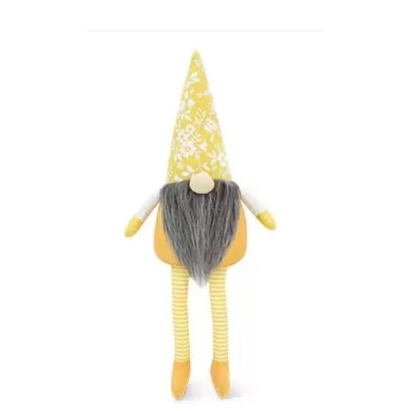 New! Springime Easter Decorative Shelf Gnome with Yellow Flowers! - Picture 1 of 1